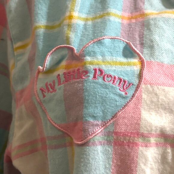 Cakeworthy Women's M Flannel Shirt Button Front My Little Pony Pegasus - Picture 5 of 7